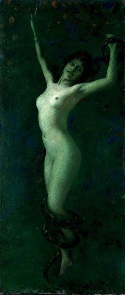 Sensualidad (óleo sobre lienzo) de Albert von Keller
