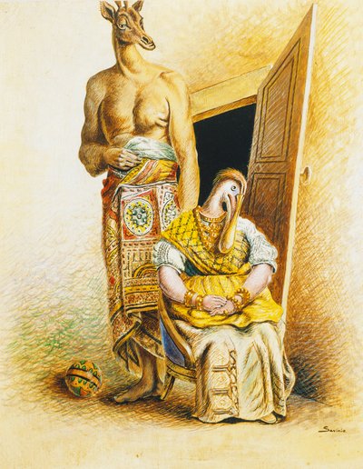 Salida del hijo pródigo de Alberto  Savinio