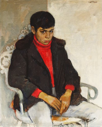 Retrato de Laurie Morrocco de Alberto Morrocco