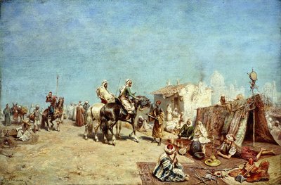Un Campamento Árabe de Alberto Pasini