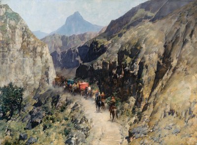 Caravana en Persia de Alberto Pasini