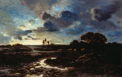 Pasto en el campo francés de Alberto Pasini