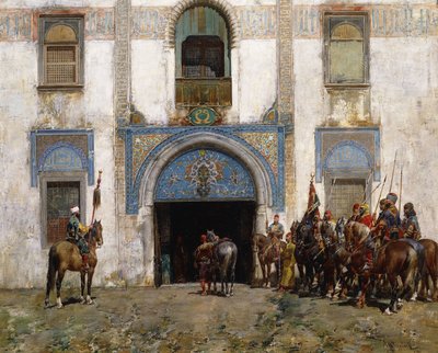 El guardia del palacio de Alberto Pasini
