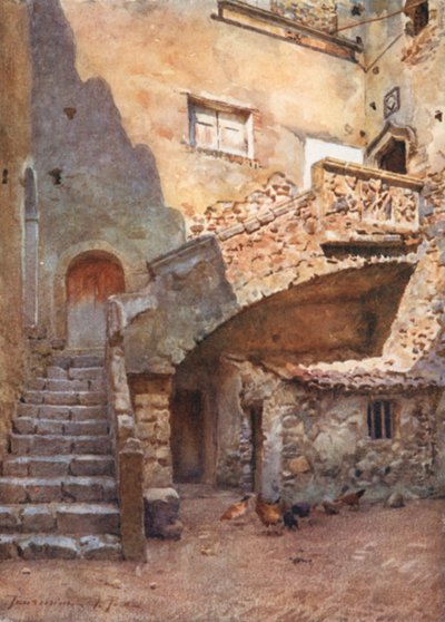 Cortile Palazzo Corvaia, Taormina de Alberto Pisa