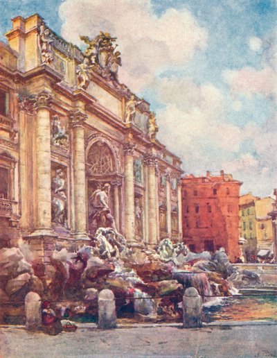 Fuente de Trevi, c1905 de Alberto Pisa