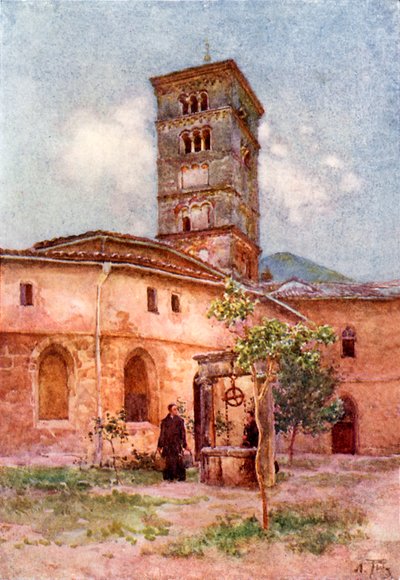 Jardín del Monasterio de Santa Escolástica, Subiaco de Alberto Pisa