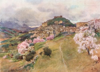 Girgenti desde el oeste de Alberto Pisa