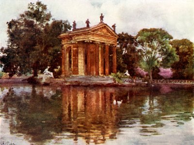 Agua ornamental, Villa Borghese de Alberto Pisa