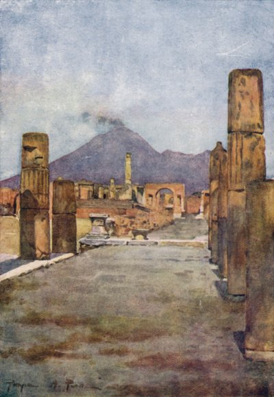 Pompeya y Vesubio, Italia de Alberto Pisa