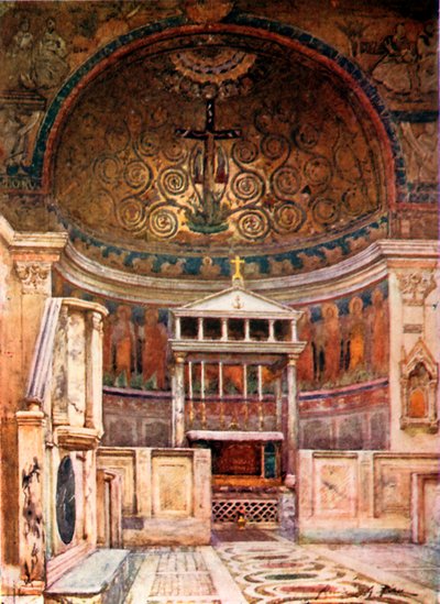 San Clemente, Coro y Tribuna de la Iglesia Superior de Alberto Pisa