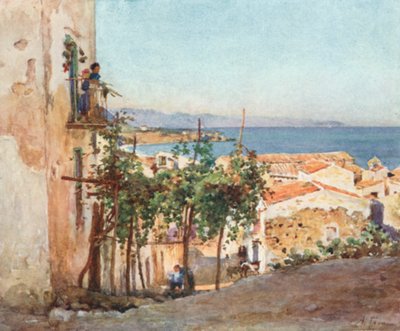 Calle en Cefalú de Alberto Pisa