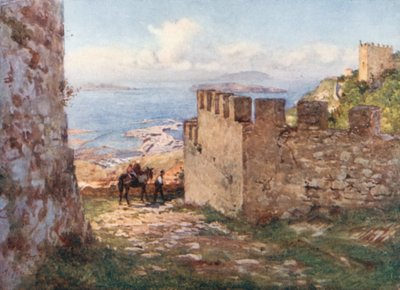 Trapani y las Islas Egadi desde el Castillo de Monte San Giuliano de Alberto Pisa