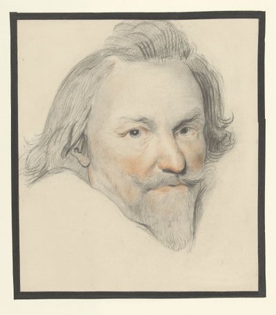 Retrato de Felipe Guillermo, príncipe de Orange-Nassau de Albertus Brondgeest
