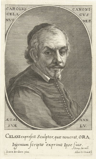 Retrato de Carolus Celanus de Albertus Clouwet