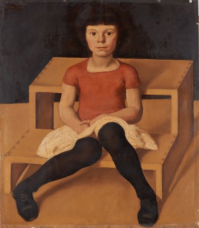 Ila, la hija menor del artista, 1920 de Albin Egger Lienz