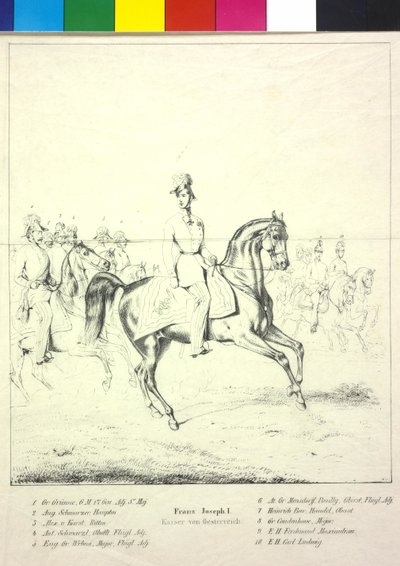 Emperador de Austria Francisco José I de Albrecht Adam