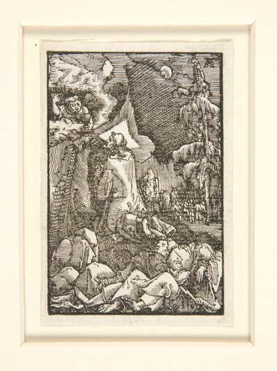 Agonía en el Huerto, de la serie La Caída y Redención del Hombre de Albrecht Altdorfer