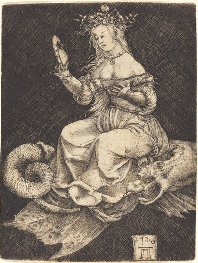 Una alegoría del orgullo de Albrecht Altdorfer