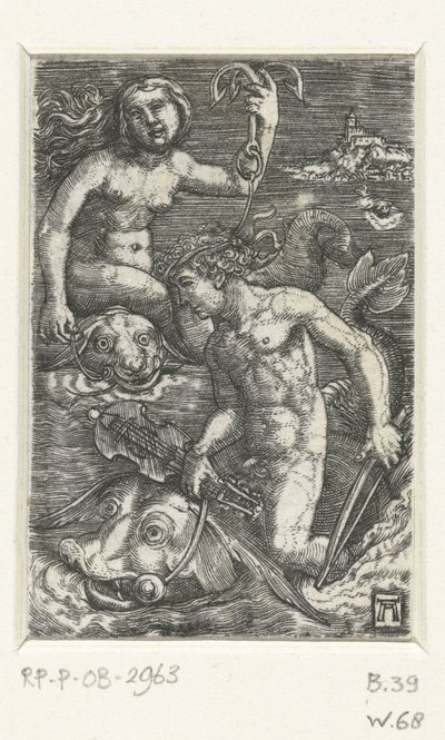 Arión y una Nereida de Albrecht Altdorfer