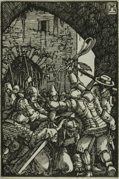 El porte de la cruz, de La caída y redención del hombre de Albrecht Altdorfer