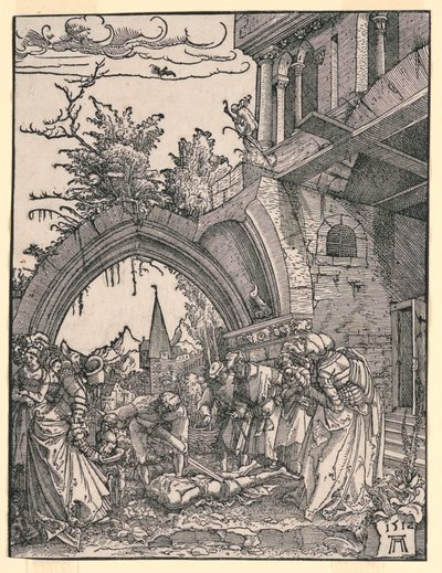 Decapitación de Juan el Bautista de Albrecht Altdorfer