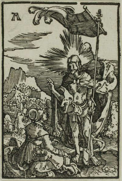 Cristo se aparece a la Magdalena, de La caída y la redención del hombre de Albrecht Altdorfer