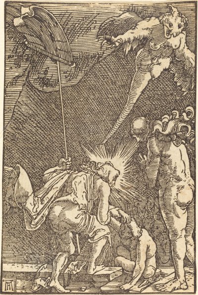 Cristo Descendiendo al Infierno de Albrecht Altdorfer