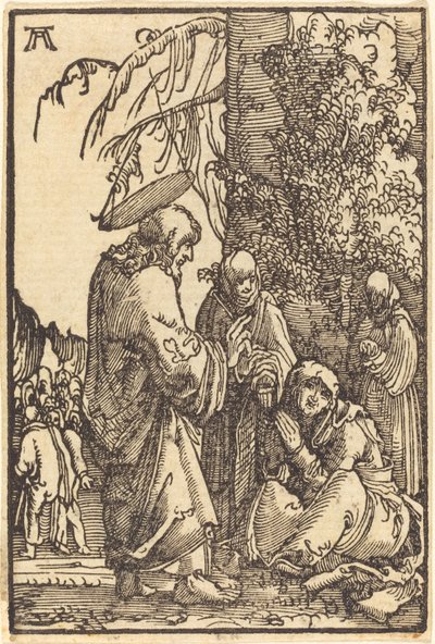 Cristo despidiéndose de María de Albrecht Altdorfer