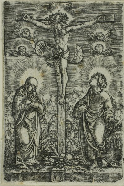 Cristo en la Cruz (La pequeña crucifixión) de Albrecht Altdorfer