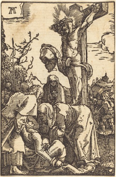 Cristo en la cruz de Albrecht Altdorfer
