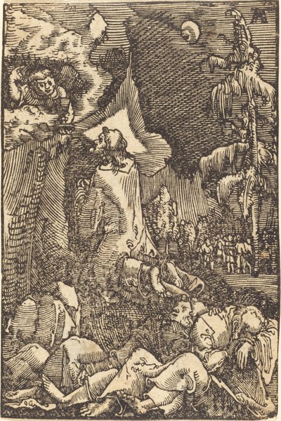 Cristo en el Monte de los Olivos de Albrecht Altdorfer