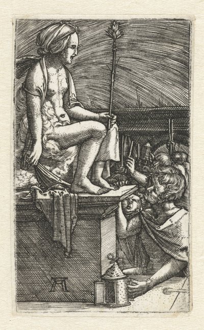 La venganza del mago Virgilio de Albrecht Altdorfer