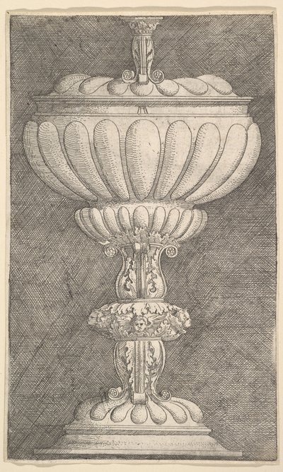 Diseño para una copa cubierta, s.f. de Albrecht Altdorfer