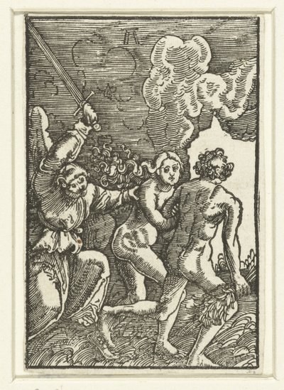 Expulsión del Paraíso de Albrecht Altdorfer