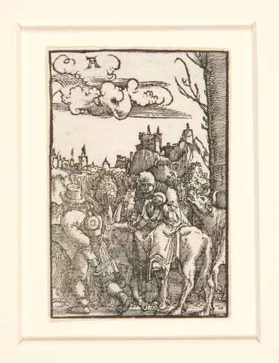 Huida a Egipto, de la Caída y Redención del Hombre de Albrecht Altdorfer