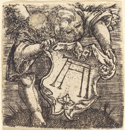 Genios con la espada de Altdorfer de Albrecht Altdorfer