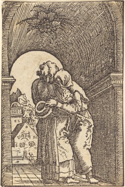 Joaquín abrazando a Ana de Albrecht Altdorfer