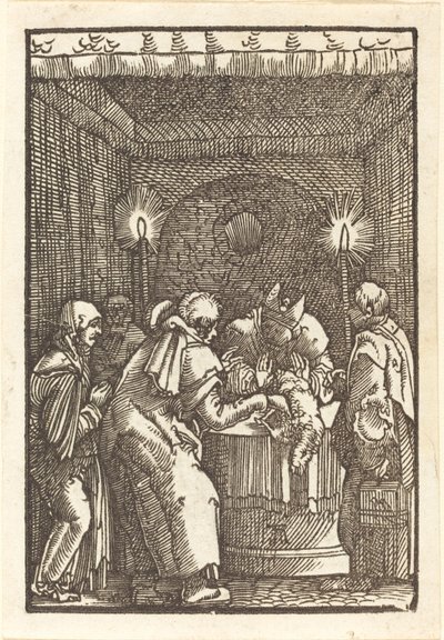 La ofrenda de Joaquín rechazada de Albrecht Altdorfer