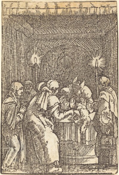 La Ofrenda Rechazada de Joaquín de Albrecht Altdorfer