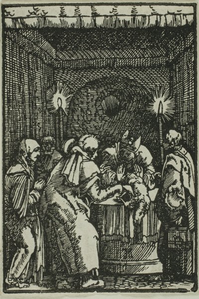 Ofrenda rechazada de Joaquín, de La caída y la redención del hombre de Albrecht Altdorfer