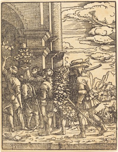 Josué y Caleb de Albrecht Altdorfer