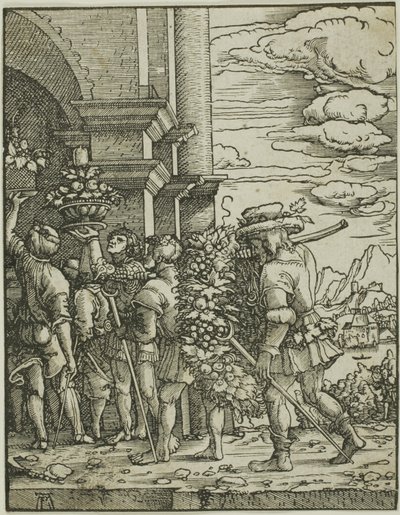 Josué y Caleb de Albrecht Altdorfer