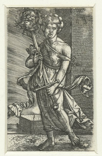 Judit con la cabeza de Holofernes de Albrecht Altdorfer