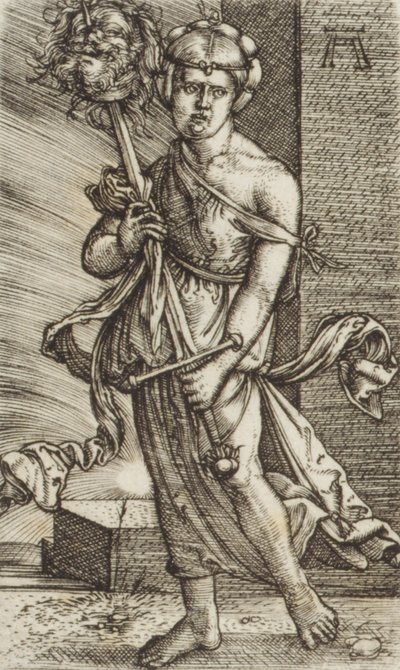 Judith con la cabeza de Holofernes de Albrecht Altdorfer