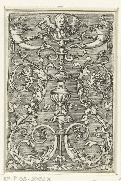 Candelabro con un querubín de Albrecht Altdorfer