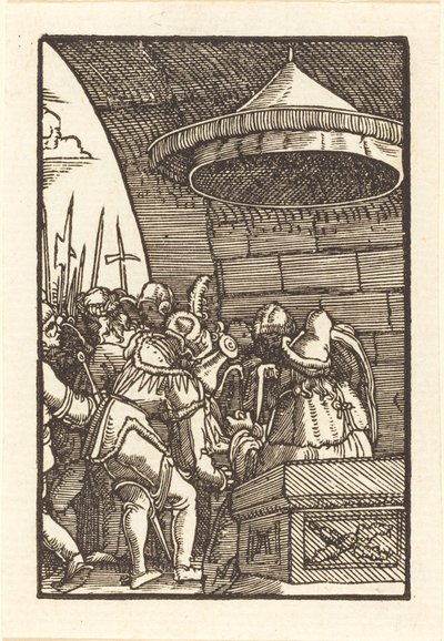Pilato lavándose las manos de Albrecht Altdorfer