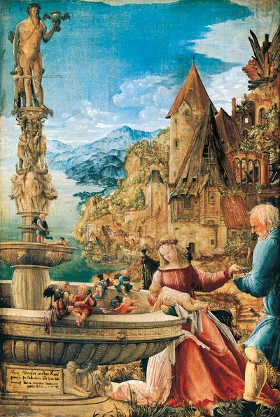 Descanso en la huida a Egipto de Albrecht Altdorfer