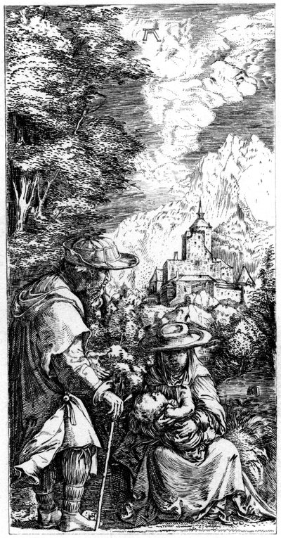 Descanso en la Huida a Egipto, c1515-1519 de Albrecht Altdorfer