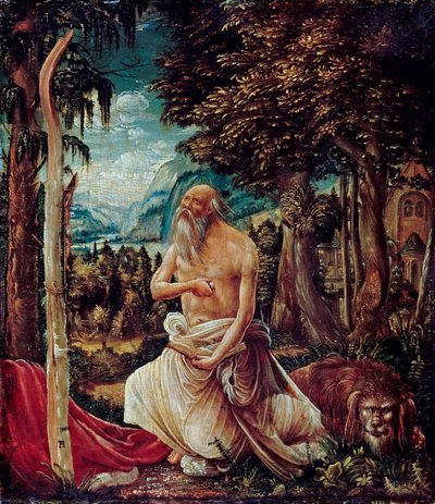 San Jerónimo penitente de Albrecht Altdorfer