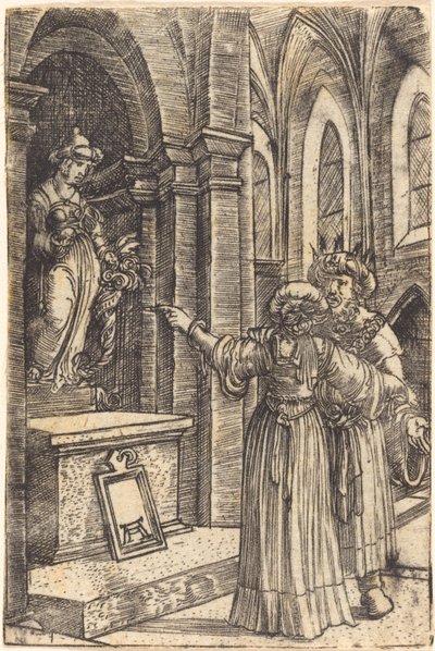 Salomón rezando a los ídolos de Albrecht Altdorfer